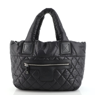 Chanel Coco Cocoon Reversible Tote Quilted Nylon Small