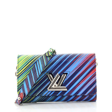 Louis Vuitton Twist Chain Wallet Limited Edition Tropical Epi Leather