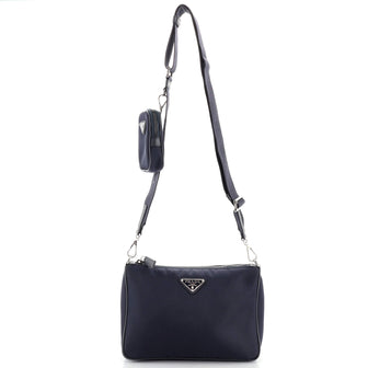 Prada Re-Edition Zip Messenger Bag Tessuto Small
