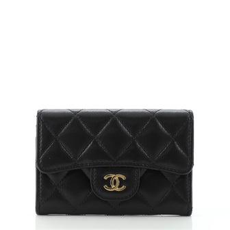 Chanel Classic Flap Card Case Quilted Lambskin