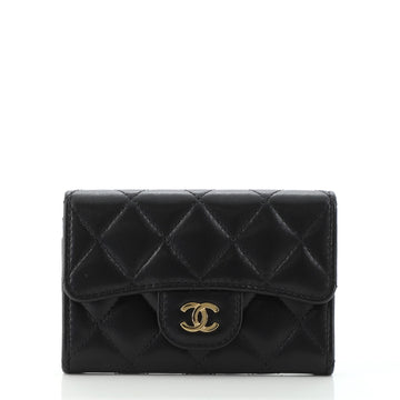 Chanel Classic Flap Card Case Quilted Lambskin
