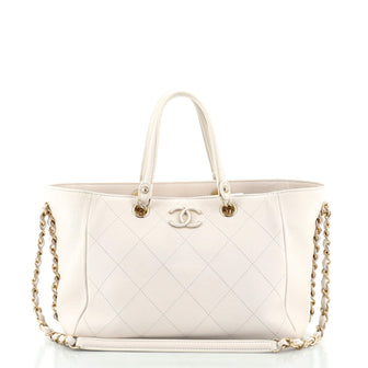 Chanel Neo Soft Shopping Tote Quilted Bullskin Small