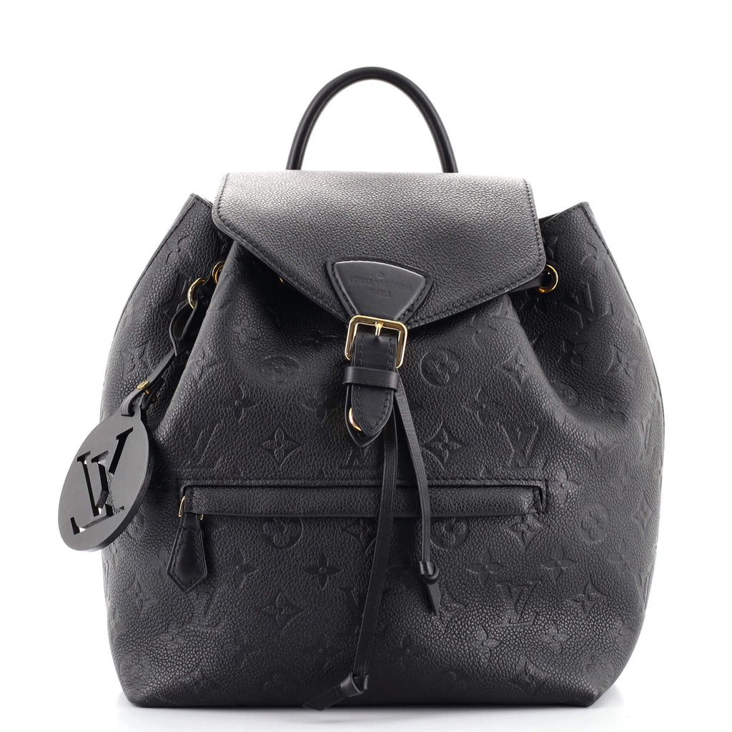 Montsouris Backpack Monogram Empreinte Leather in Black - Handbags M45205, LOUIS  VUITTON ®
