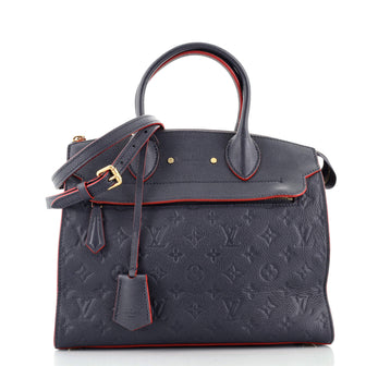 Louis Vuitton Pont Neuf Handbag Monogram Empreinte Leather MM