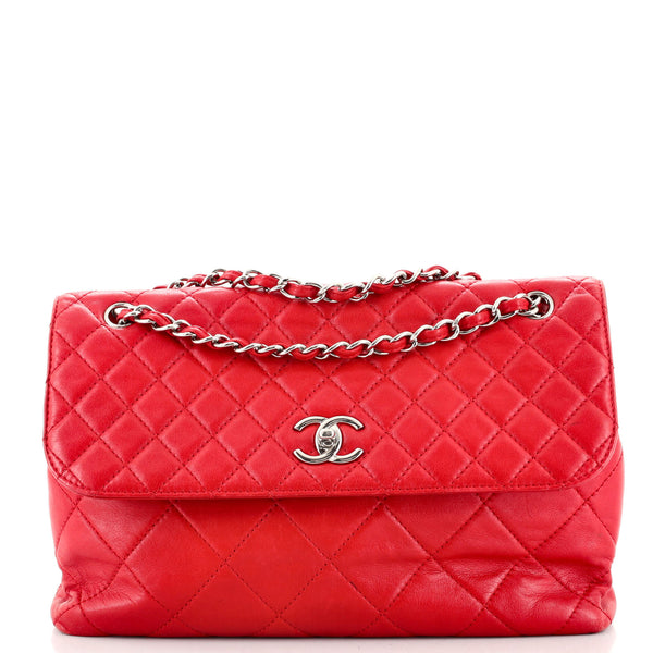 In The Business Flap Bag Quilted Lambskin Maxi