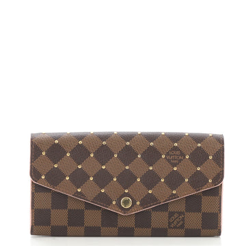 Louis Vuitton Sarah Wallet NM Studded Damier