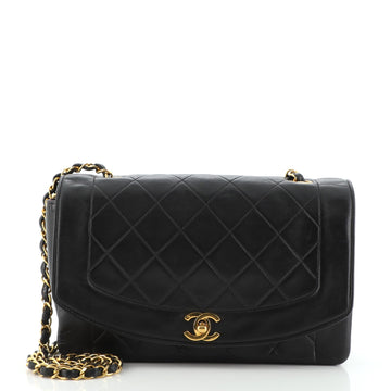 Chanel Vintage Diana Flap Bag Quilted Lambskin Medium