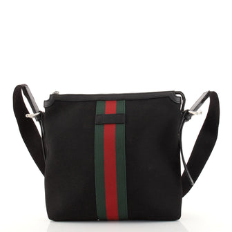 Gucci Web Messenger Bag Techno Canvas Medium
