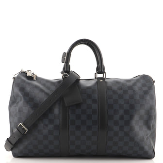 Louis Vuitton Keepall Bandouliere Bag Damier Cobalt 45