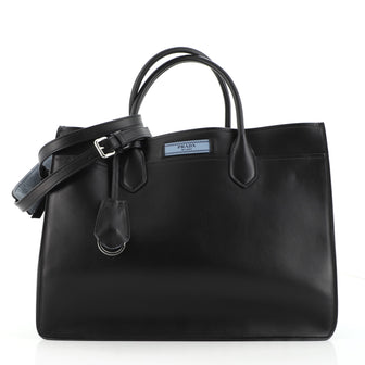 Prada Dual Shopping Tote Calfskin Large