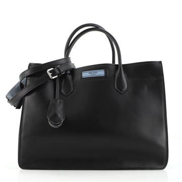 Prada Dual Shopping Tote Calfskin Large