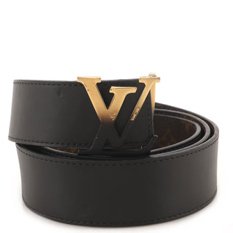 Louis Vuitton LV Initiales Reversible Belt Monogram Canvas and Leather Wide  100