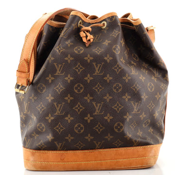 Louis Vuitton Noe Handbag Monogram Canvas Large
