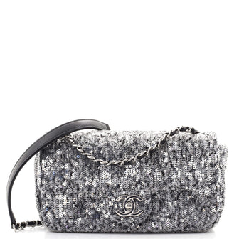 Chanel Waterfall CC Flap Bag Sequins Small