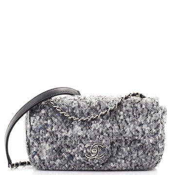Chanel Waterfall CC Flap Bag Sequins Small