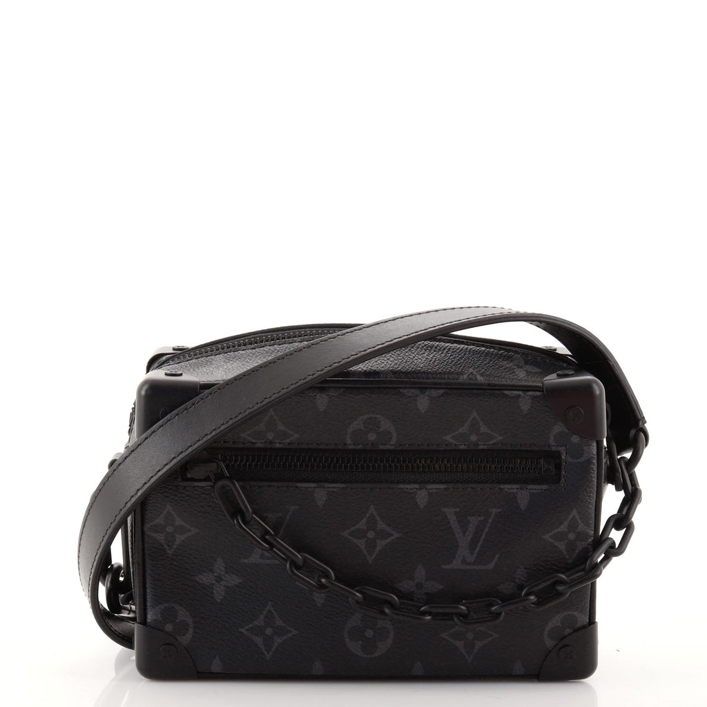 Louis Vuitton Soft Trunk Bag Monogram Eclipse Canvas Mini Black 125209145