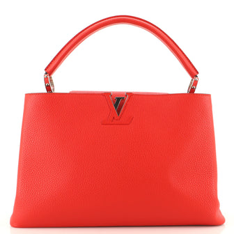 Louis Vuitton Capucines Bag Leather MM