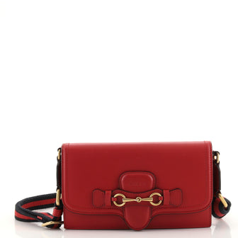 Gucci Lady Web Convertible Wallet Leather