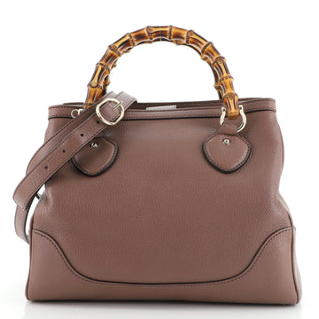 Gucci Diana Bamboo Top Handle Tote Leather Small