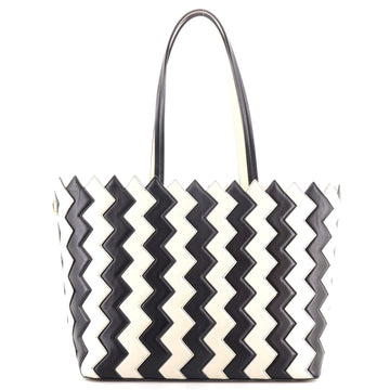 Salvatore Ferragamo Tote Zigzag Leather Large
