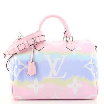 Louis Vuitton Speedy Bandouliere Bag Limited Edition Escale Monogram Giant 30