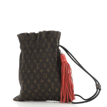 Louis Vuitton Explorer Shoulder Bag Pleated Monogram Canvas PM