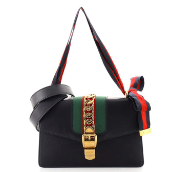 Gucci Sylvie Shoulder Bag Leather Small