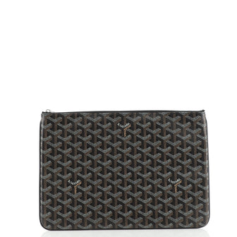 Goyard Senat Zip Pouch Coated Canvas MM