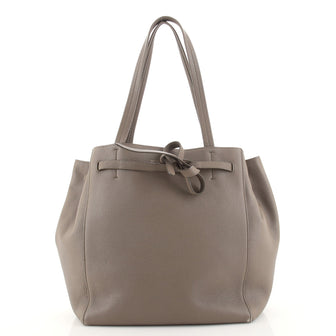 Celine Phantom Tie Cabas Tote Leather Small