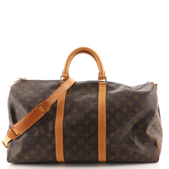 Louis Vuitton Keepall Bandouliere Bag Monogram Canvas 50
