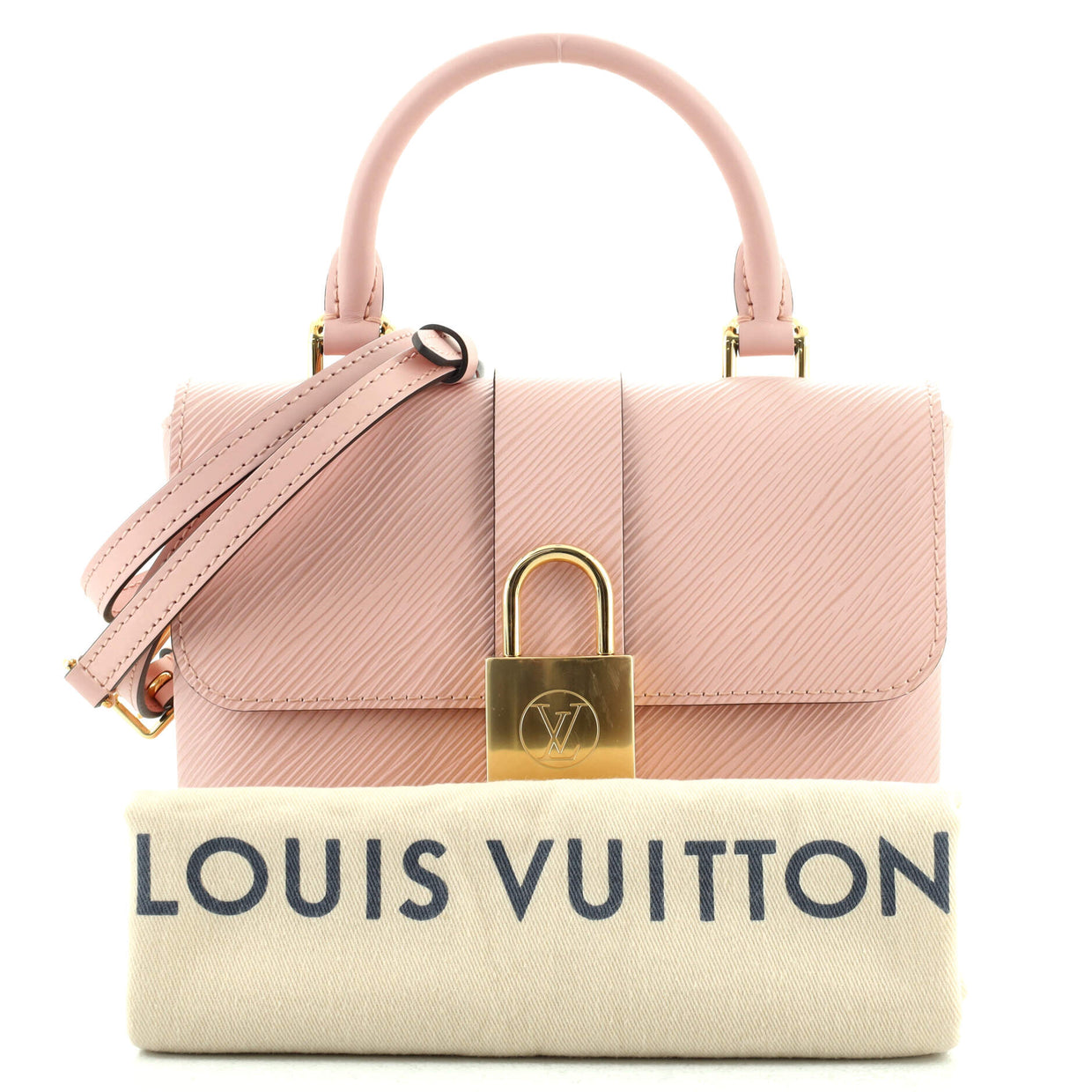 Louis Vuitton Locky Handbag Epi Leather BB Pink 12520931
