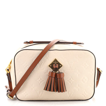 Louis Vuitton Saintonge Handbag Monogram Empreinte Leather