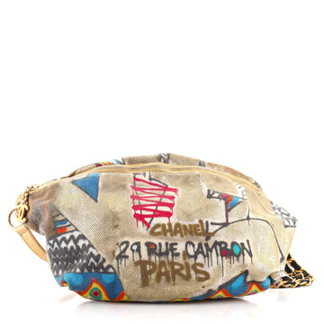 Chanel Paris-New York Street Spirit Waist Bag Graffiti Printed Canvas