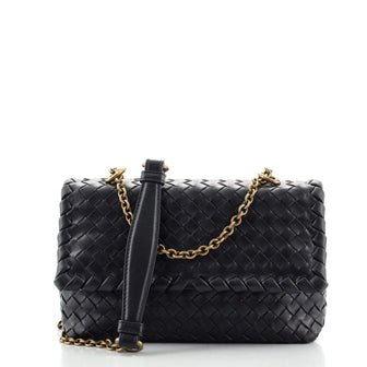 Bottega Veneta Olimpia Crossbody Bag Intrecciato Nappa Baby