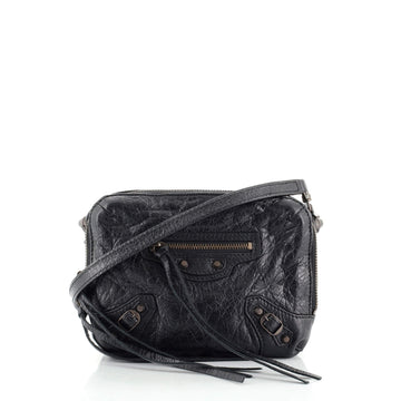 Balenciaga Classic Studs Reporter Crossbody Leather XS