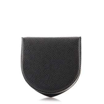 Louis Vuitton Porte-Monnaie Cuvette Coin Purse Taiga Leather
