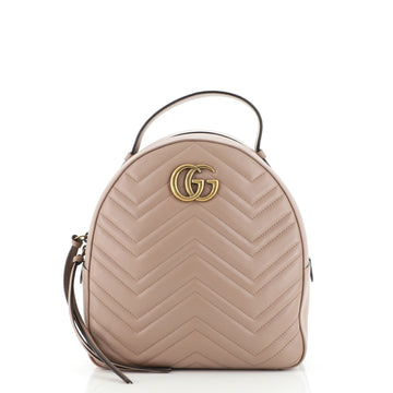 Gucci GG Marmont Backpack Matelasse Leather Small