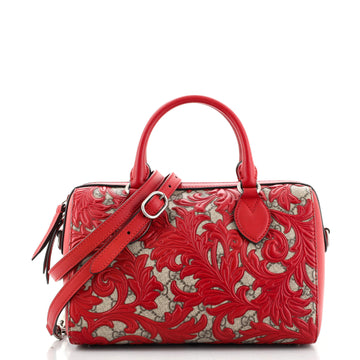Gucci Convertible Boston Bag Arabesque GG Coated Canvas Small