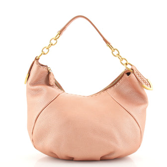 Fendi Selleria Chain Hobo Leather Medium