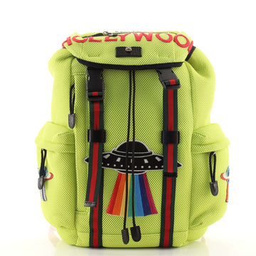 Gucci Hollywood Backpack Embroidered Mesh Large