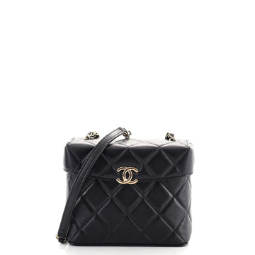 Chanel Secret Box Bag Quilted Lambskin Small