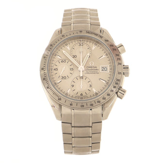 Omega Speedmaster Date Chronograph Chronometer Automatic Watch Stainless Steel 40