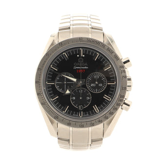 Omega Speedmaster Broad Arrow 1957 Co-Axial Automatic Watch Stainless Steel 42