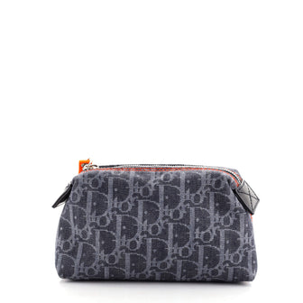 Christian Dior Flight Cosmetic Pouch Diorissimo Denim
