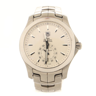 Tag Heuer Tiger Woods Link Calibre 6 Automatic Watch Stainless Steel 39