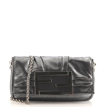 Fendi Mia Chain Pochette Iridescent Leather Mini