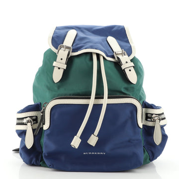 Burberry Rucksack Backpack Nylon with Leather Medium