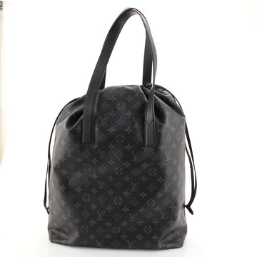 Louis Vuitton Cabas Light Drawstring Bag Monogram Eclipse Canvas