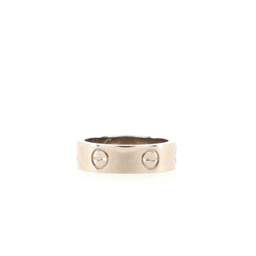 Cartier Love Band Ring 18K White Gold