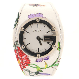 Gucci G-Bandeau Quartz Watch Stainless Steel and Leather 31